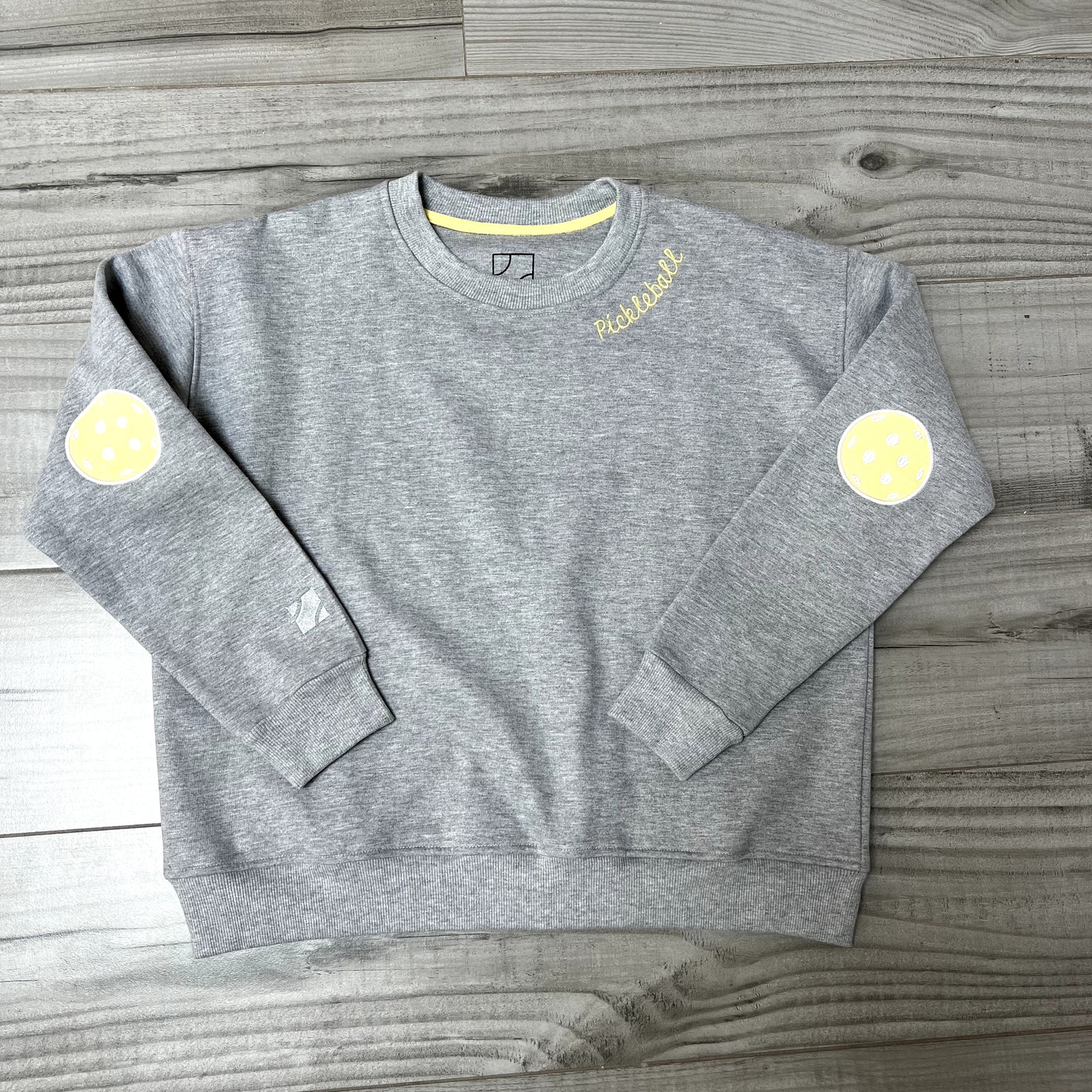 Courtlife Tennis Pickleball Patches Crewneck Sweatshirt Xs Small — image 2 of 3